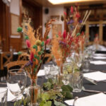 Un repas de fête au Grand-Hôtel du Val Ferret, La Fouly, Suisse